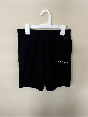 Sonneti London Boys Black French Terry Sweat Shorts Large